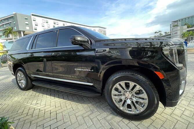 Puerto Rico Island Wide Private Transfers, Yukon Denali SUV - Yukon Denali SUV Comfort: Dual A/C, Tinted Windows, and Real Luggage Space