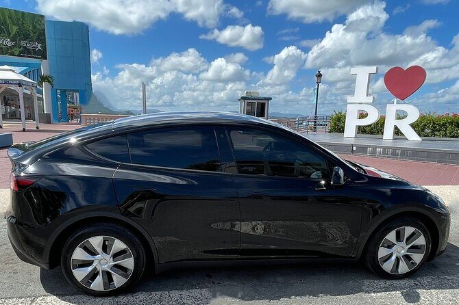 Puerto Rico Island Wide Transfer, Tesla Y Luxury SUV, Select Zone - Getting met at the airport, cruise port, or your hotel