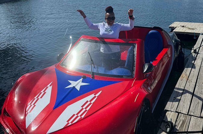 San Juan Watersports Car Rentals Red Bugatti - Price and value: $283 per group up to 4