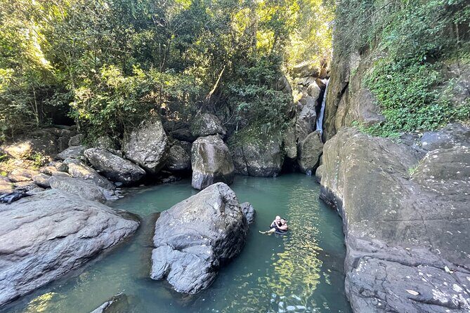Yunque & Piñones Tour Hike Eat & Adventure with a Local; San Juan - The hike: natural pools, swimming, and real trail footing